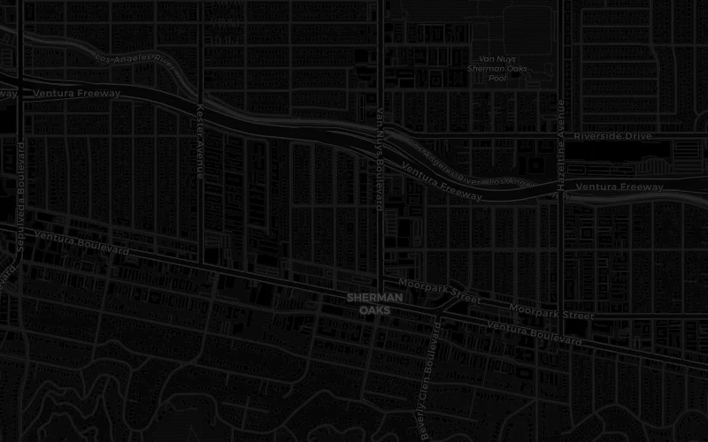 Map showing PADMG AI office at 15303 Ventura Blvd, Sherman Oaks